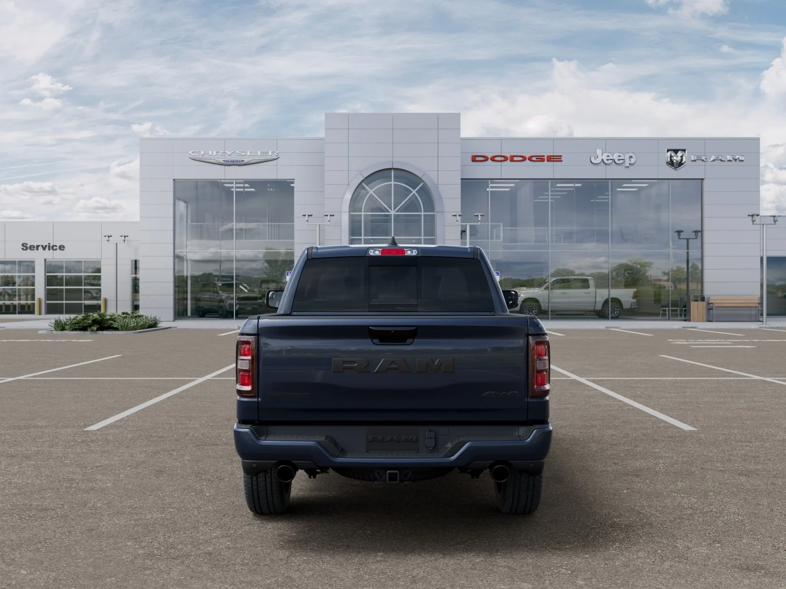 New 2026 Forged Blue Metallic Exterior Paint RAM Big Horn/Lone Star image 36