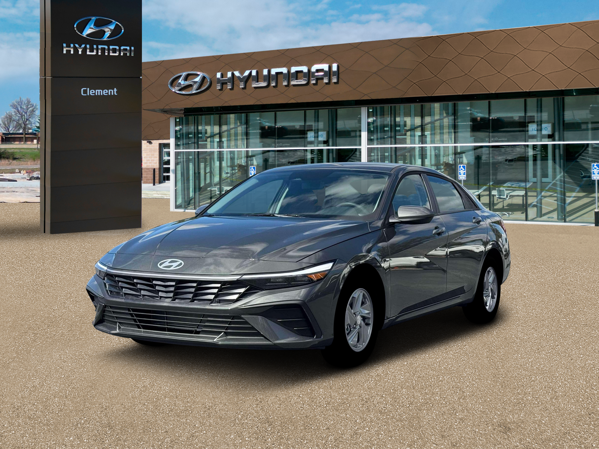 New 2026 Gray Hyundai SE image 1