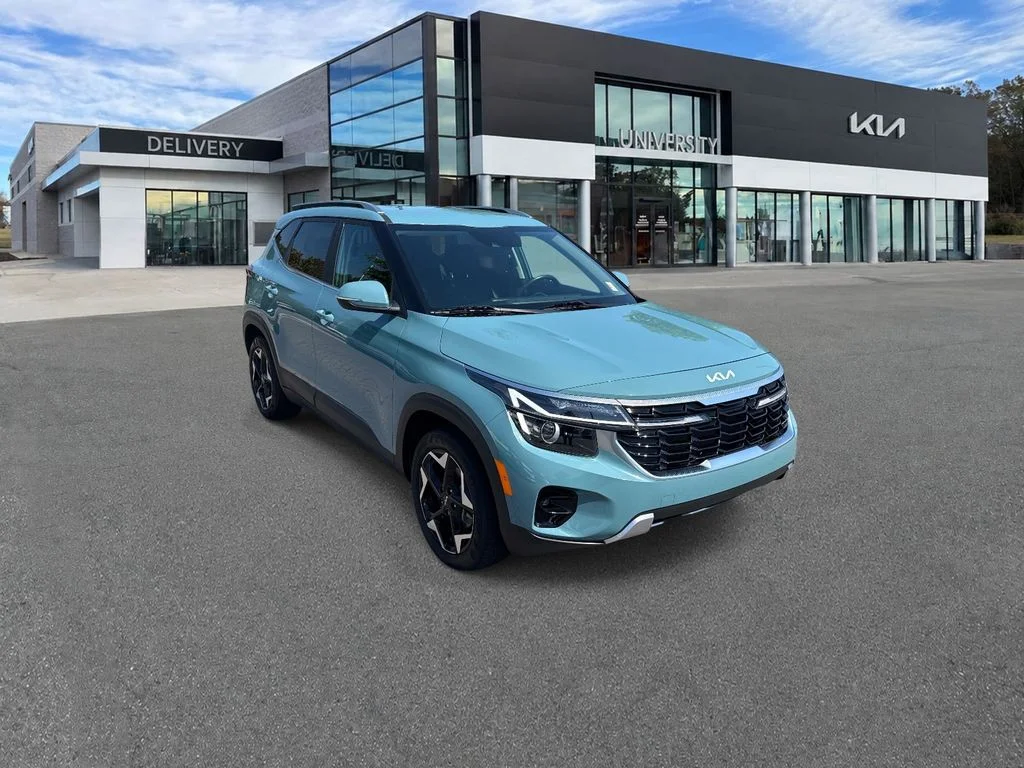 Used 2024 Blue Kia EX image 1