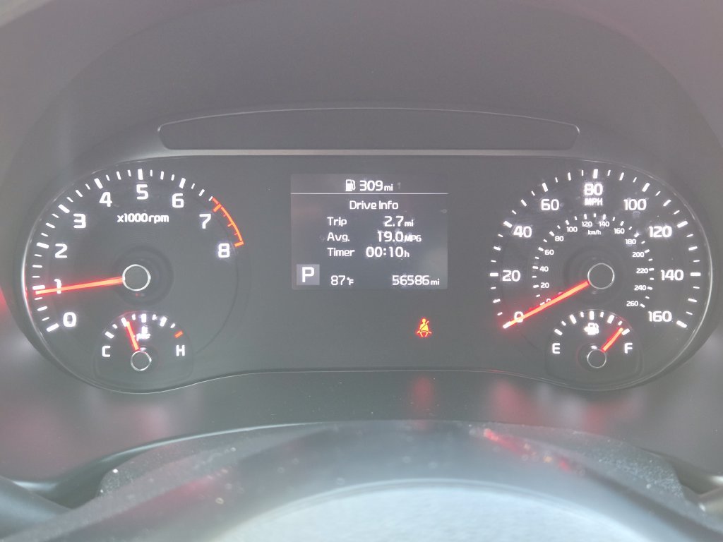 Used 2021 Orange Kia LX image 23