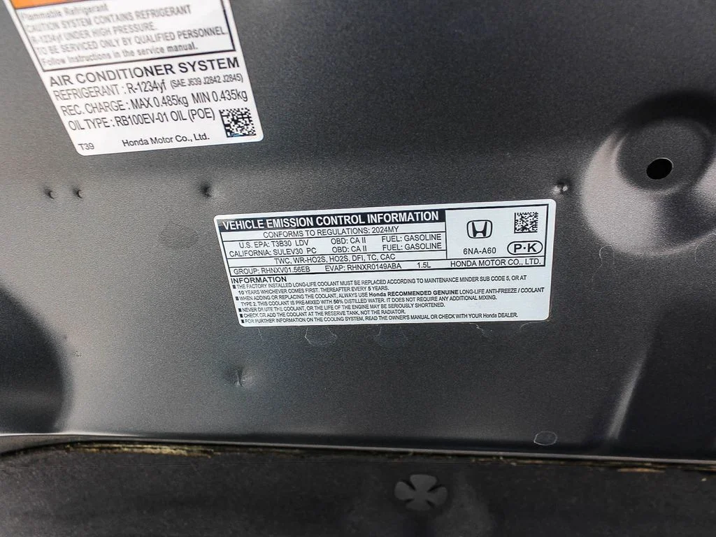 Certified Used 2024 Meteorite Gray Metallic Honda EX image 28