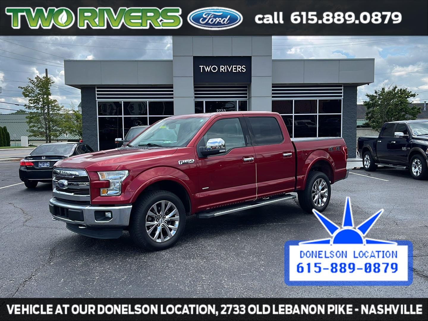 Used 2015 Ruby Red Metallic Tinted Clearcoat Ford Lariat image 1