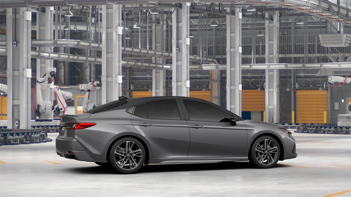 New 2026 Heavy Metal with Midnight Black Metallic roof Toyota XSE image 11