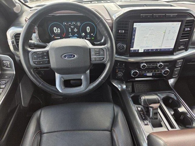 Used 2023 Star White Metallic Tri-Coat Ford LARIAT image 25