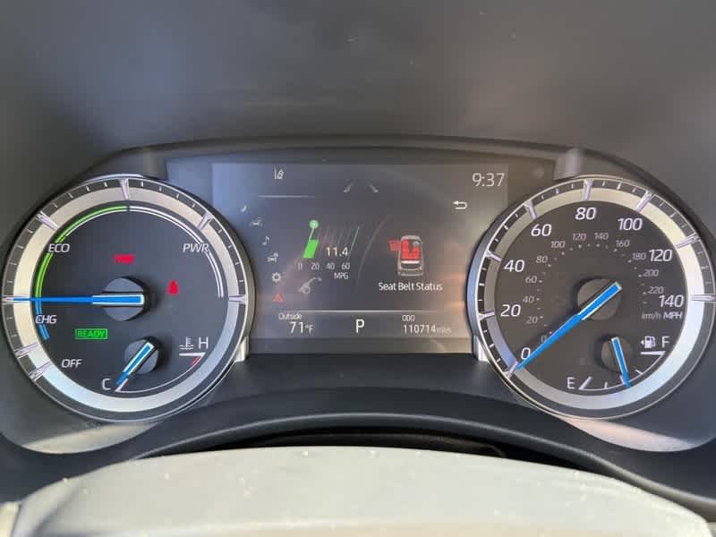 Used 2022 Midnight Black Metallic Toyota Hybrid XLE image 25