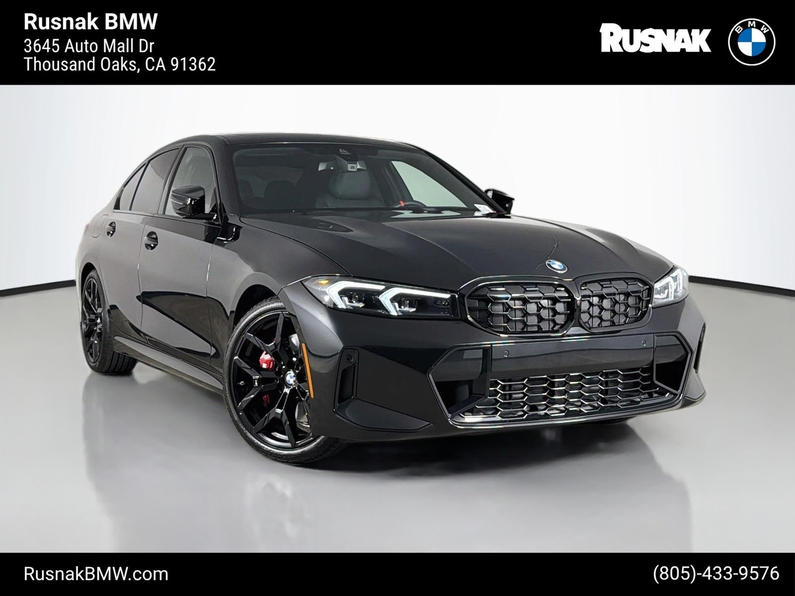 Used 2026 Black Sapphire Metallic BMW M340i image 1