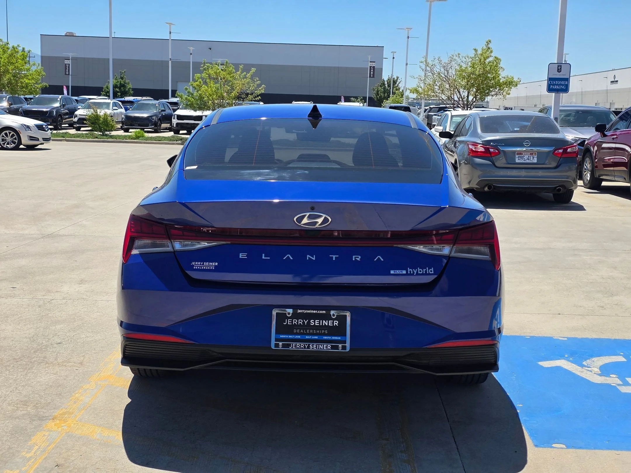 Used 2023 Intense Blue Hyundai Blue image 4
