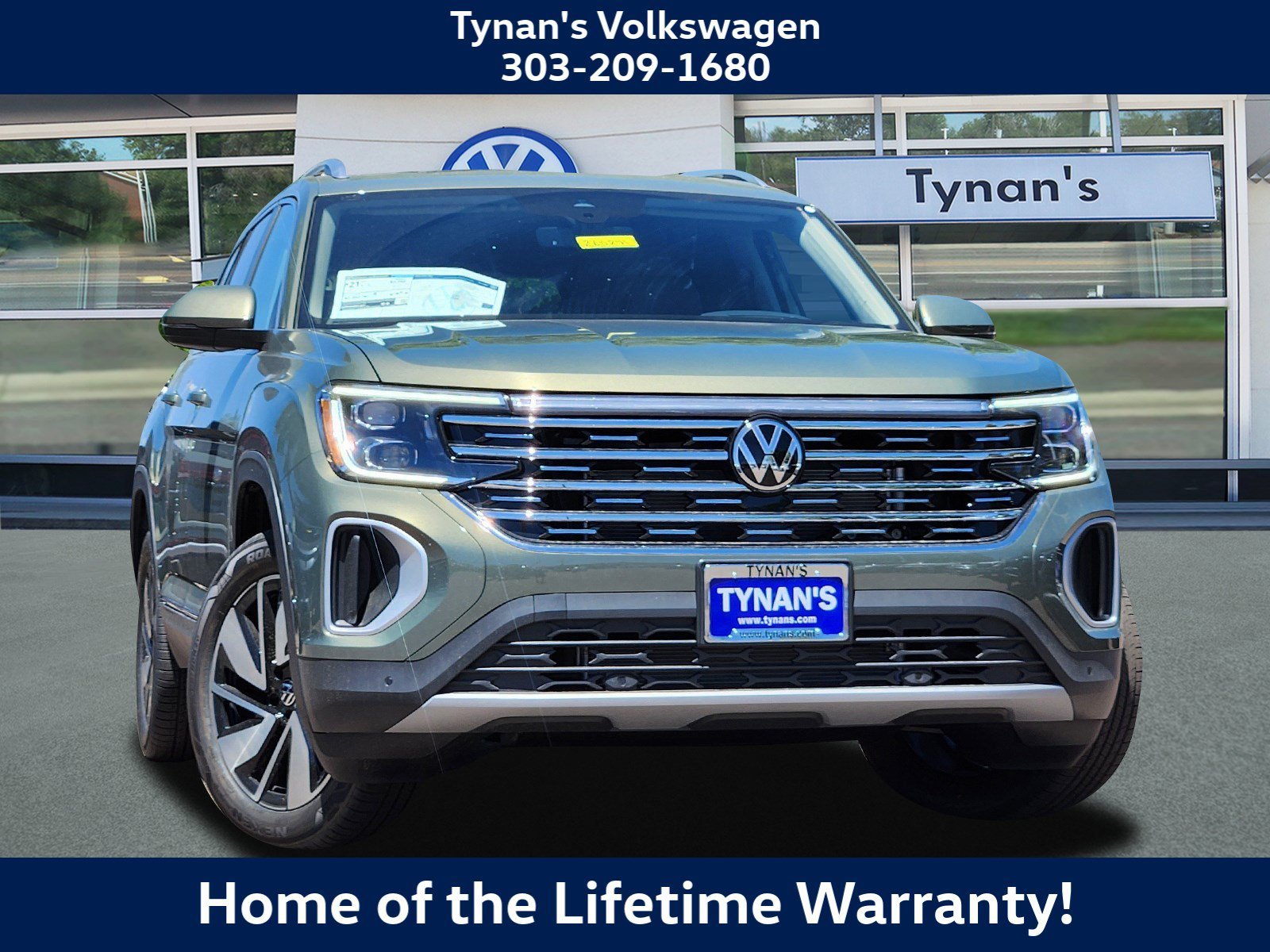 New 2026 Green Volkswagen 2.0T SEL image 1
