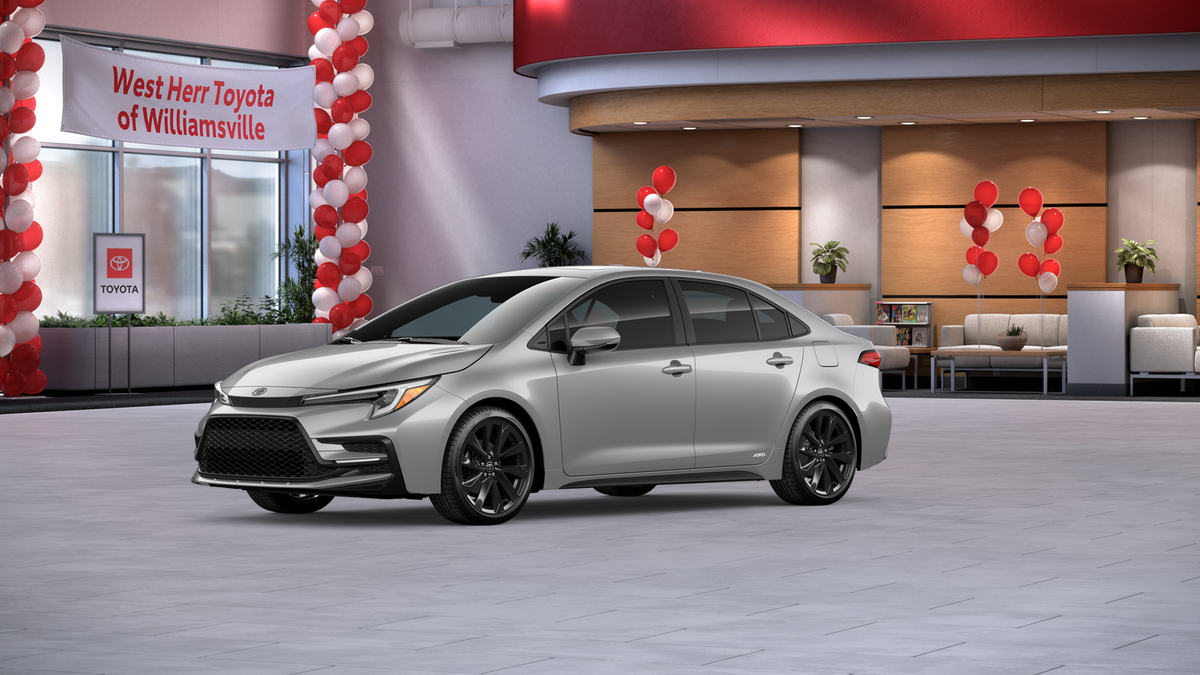 New 2026 Classic Silver Metallic Toyota Hybrid SE image 2