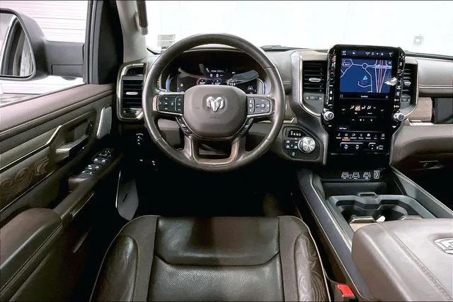 Used 2025 Diamond Black Crystal Pearlcoat Ram Limited image 6