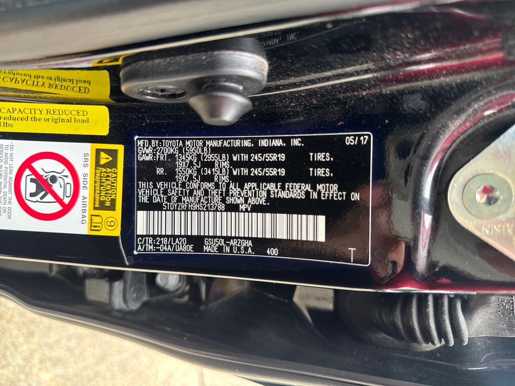 Certified Used 2017 Black Toyota Limited Platinum image 38