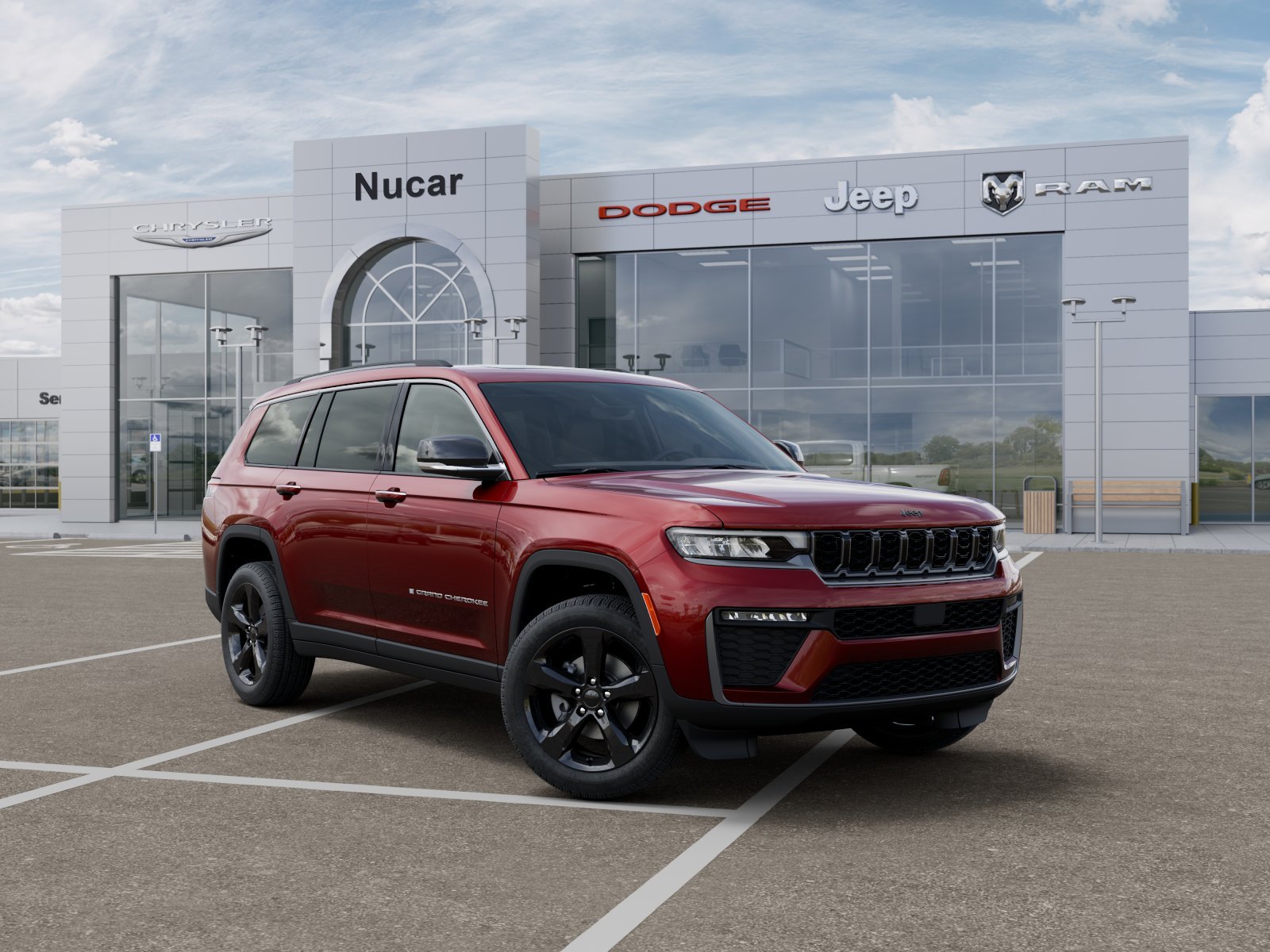 New 2026 Velvet Red Pearl-Coat Exterior Paint Jeep Limited image 1