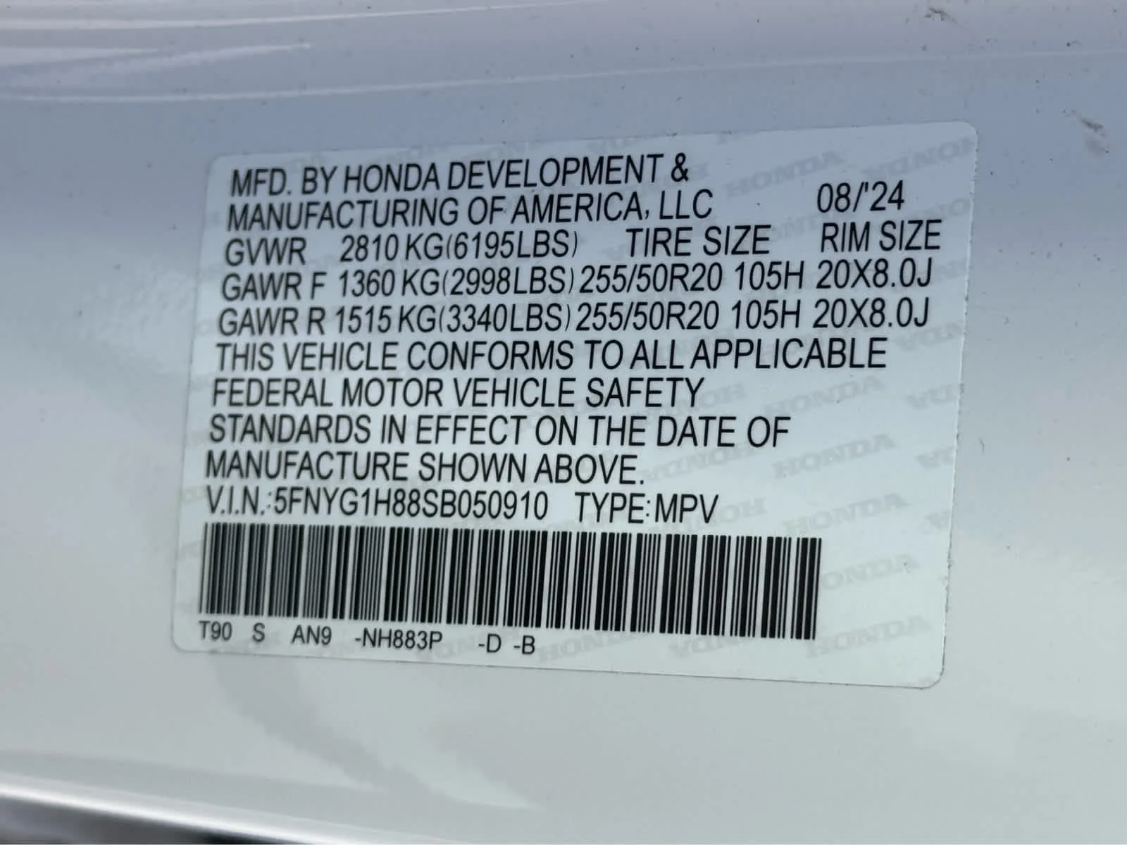 Used 2025 Platinum White Pearl Honda Elite image 27