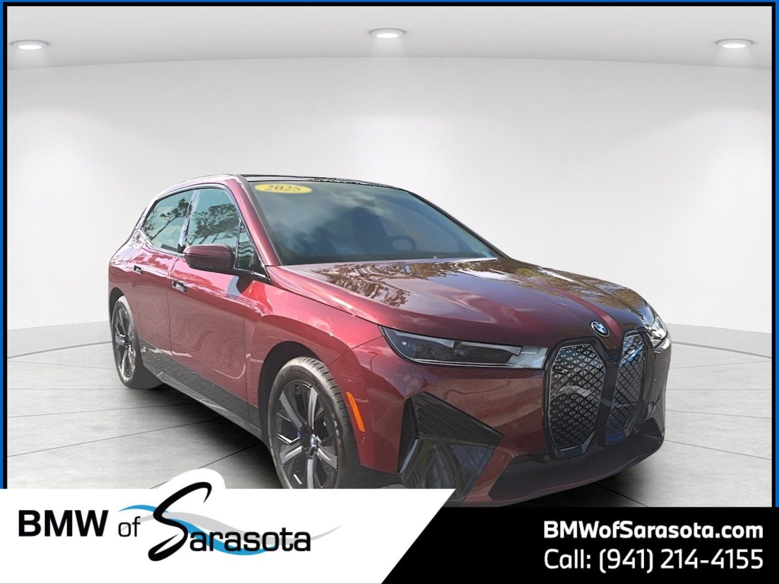 Certified 2025 BMW iX 50 with VIN WB523CF09SCS93757 for sale in Sarasota, FL