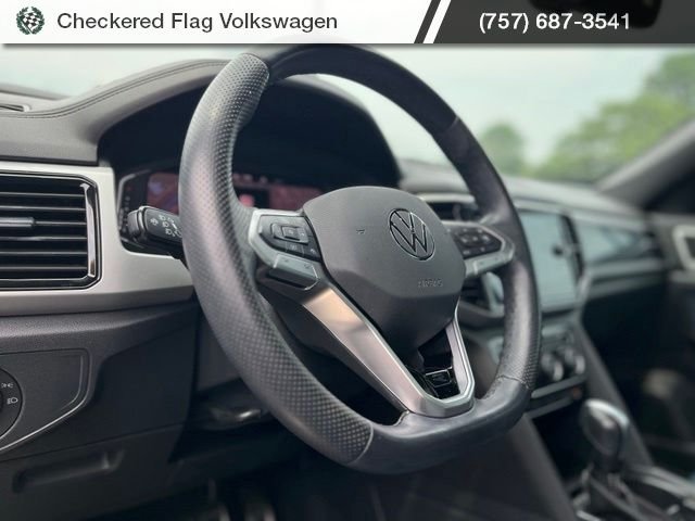 Used 2023 Opal White Pearl Volkswagen 3.6L V6 SEL R-Line image 21