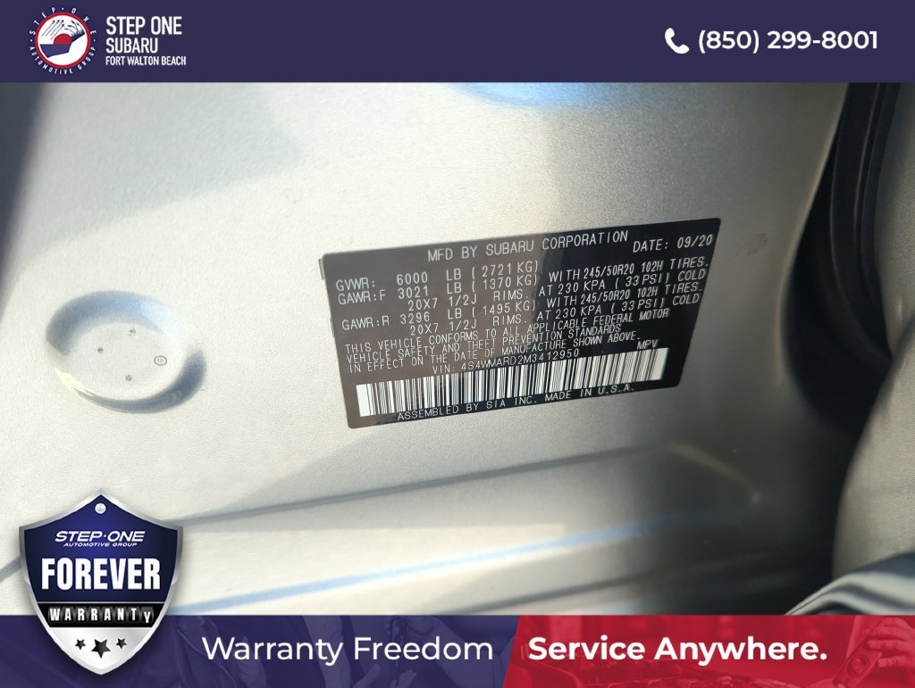 Used 2021 Silver Subaru Touring image 12
