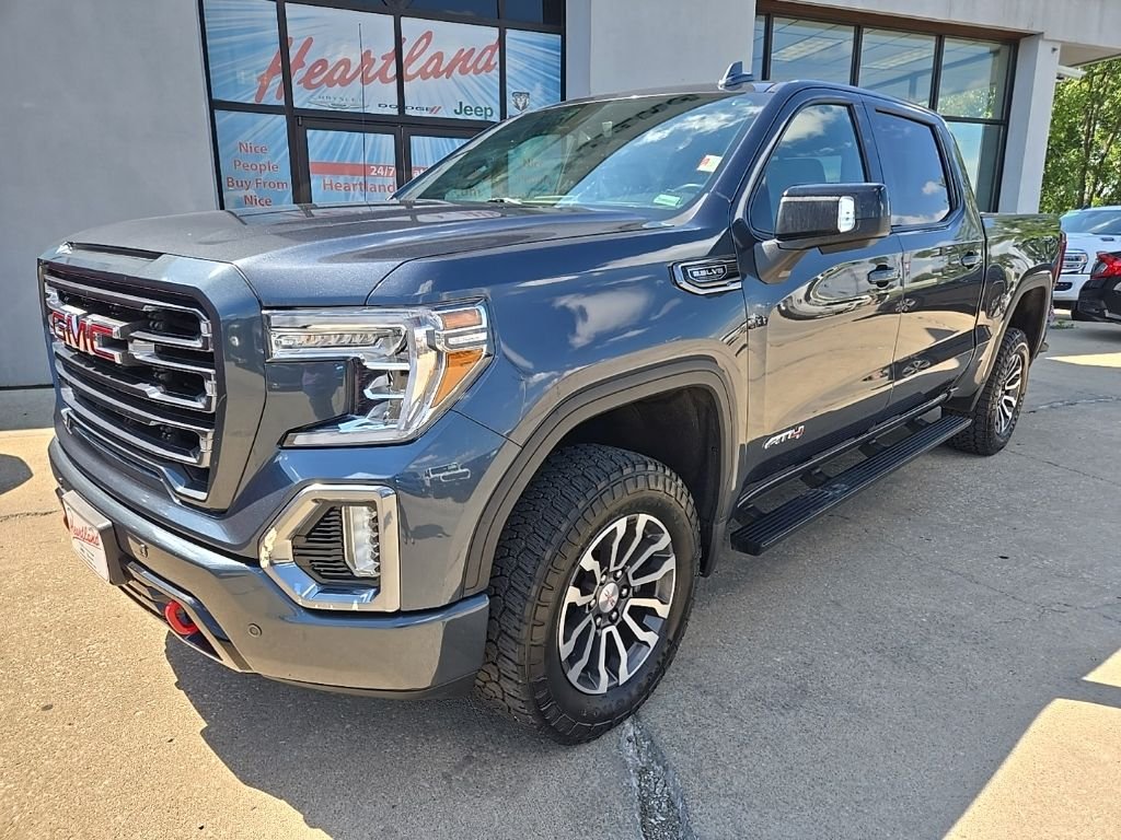 Used 2021 GMC Sierra 1500 AT4 with VIN 1GTP9EED5MZ348178 for sale in Kansas City