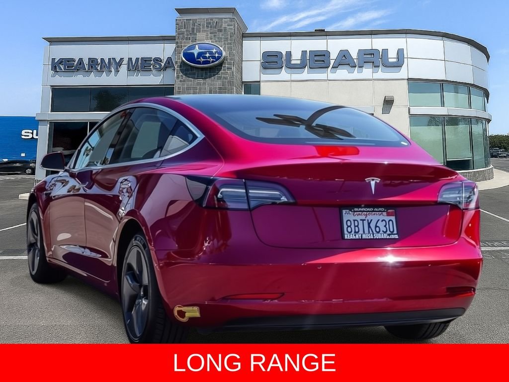 Used 2018 Red Multi-Coat Tesla Long Range image 4