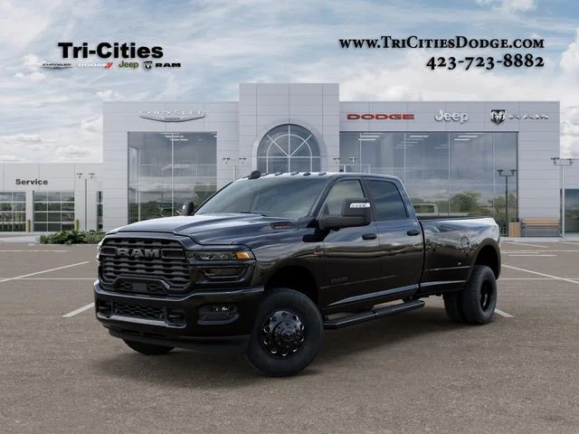 New 2026 Diamond Black Crystal Pearl-Coat Exterior Paint RAM Big Horn image 1