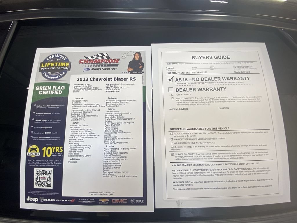 Certified Used 2023 Iridescent Pearl Tricoat Chevrolet RS image 43
