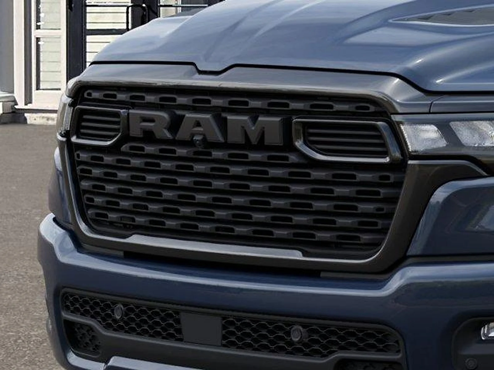 New 2026 Forged Blue Metallic Exterior Paint RAM Express Crew Cab 4x4 5