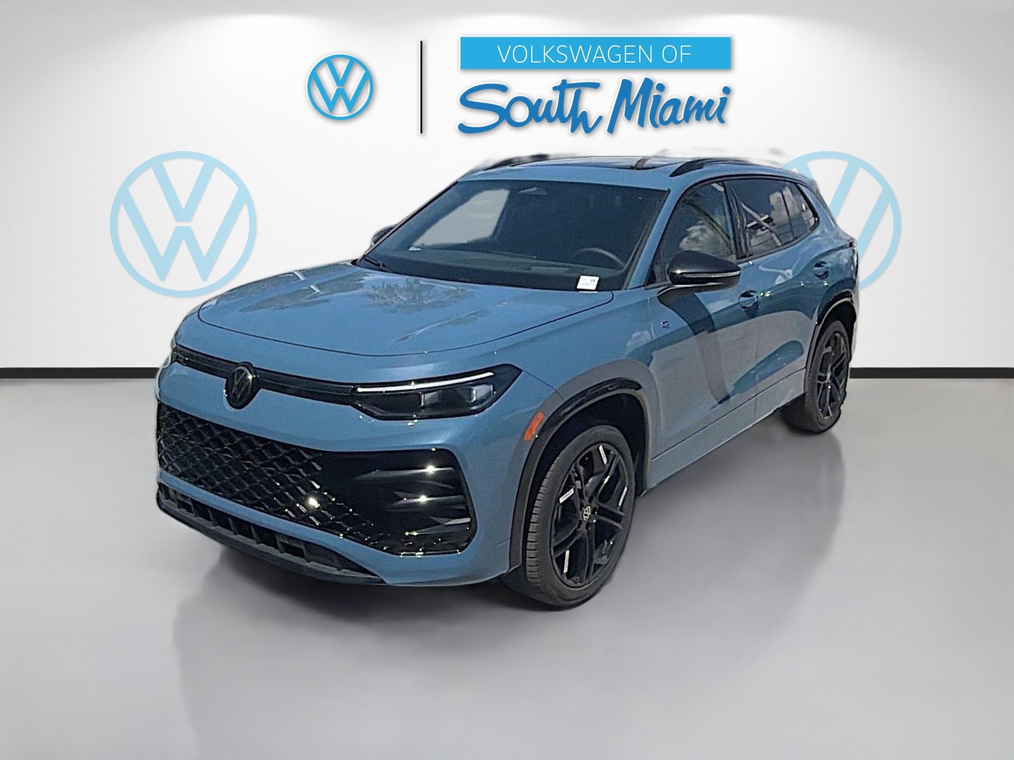 New 2026 Blue Volkswagen SE R-Line Black image 3