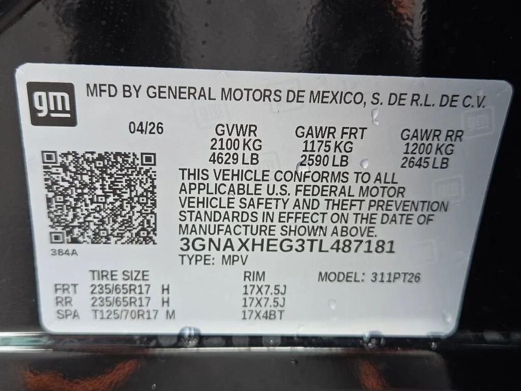 New 2026 Mosaic Black Metallic Chevrolet LT image 25