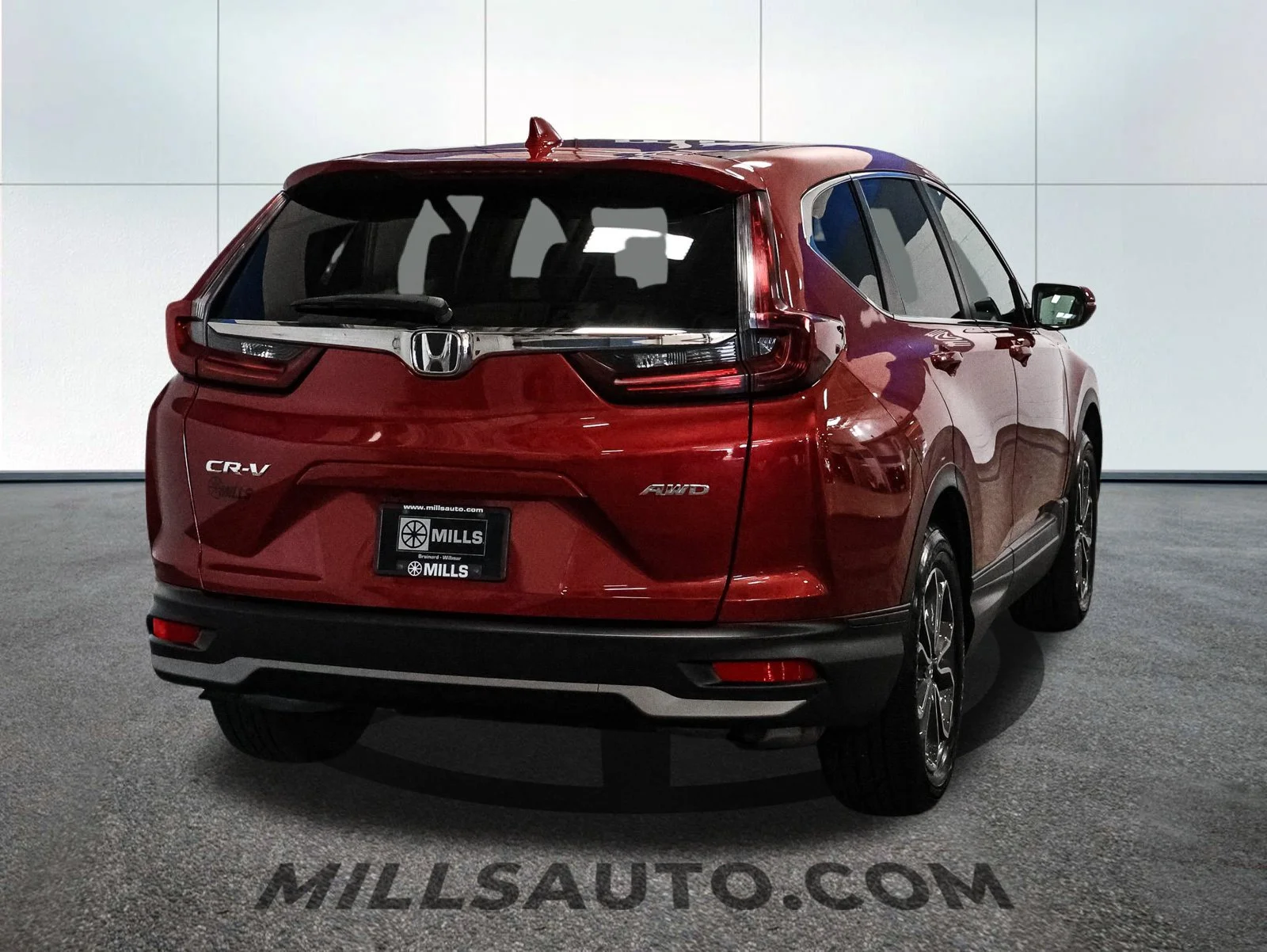 Certified Used 2022 Radiant Red Metallic Honda AWD EX image 7