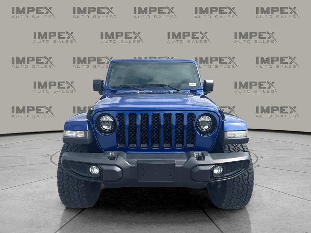 Used 2018 Blue Jeep Unlimited Sahara image 5