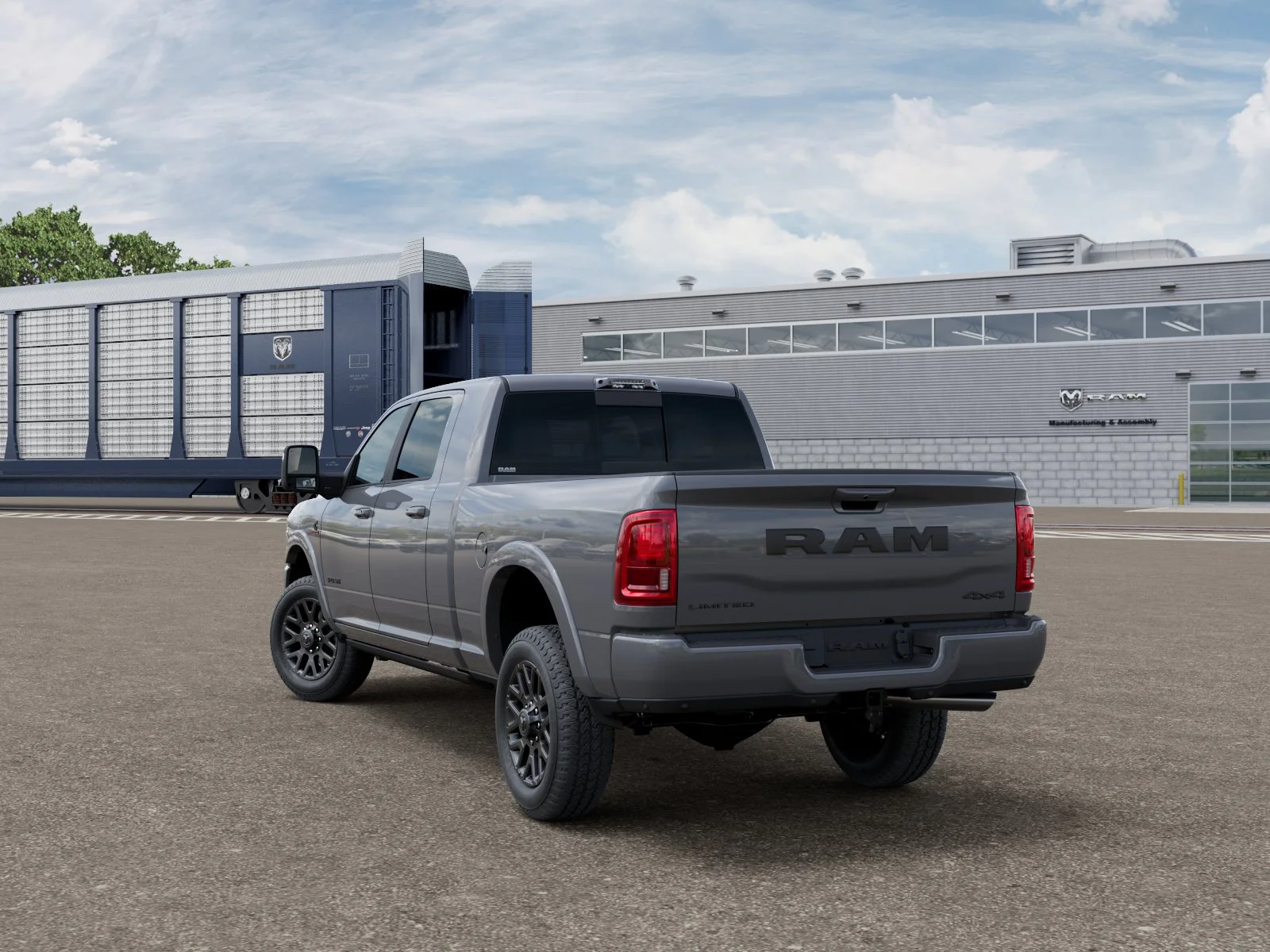 New 2026 Ceramic Gray Clear-Coat Exterior Paint RAM Limited image 3