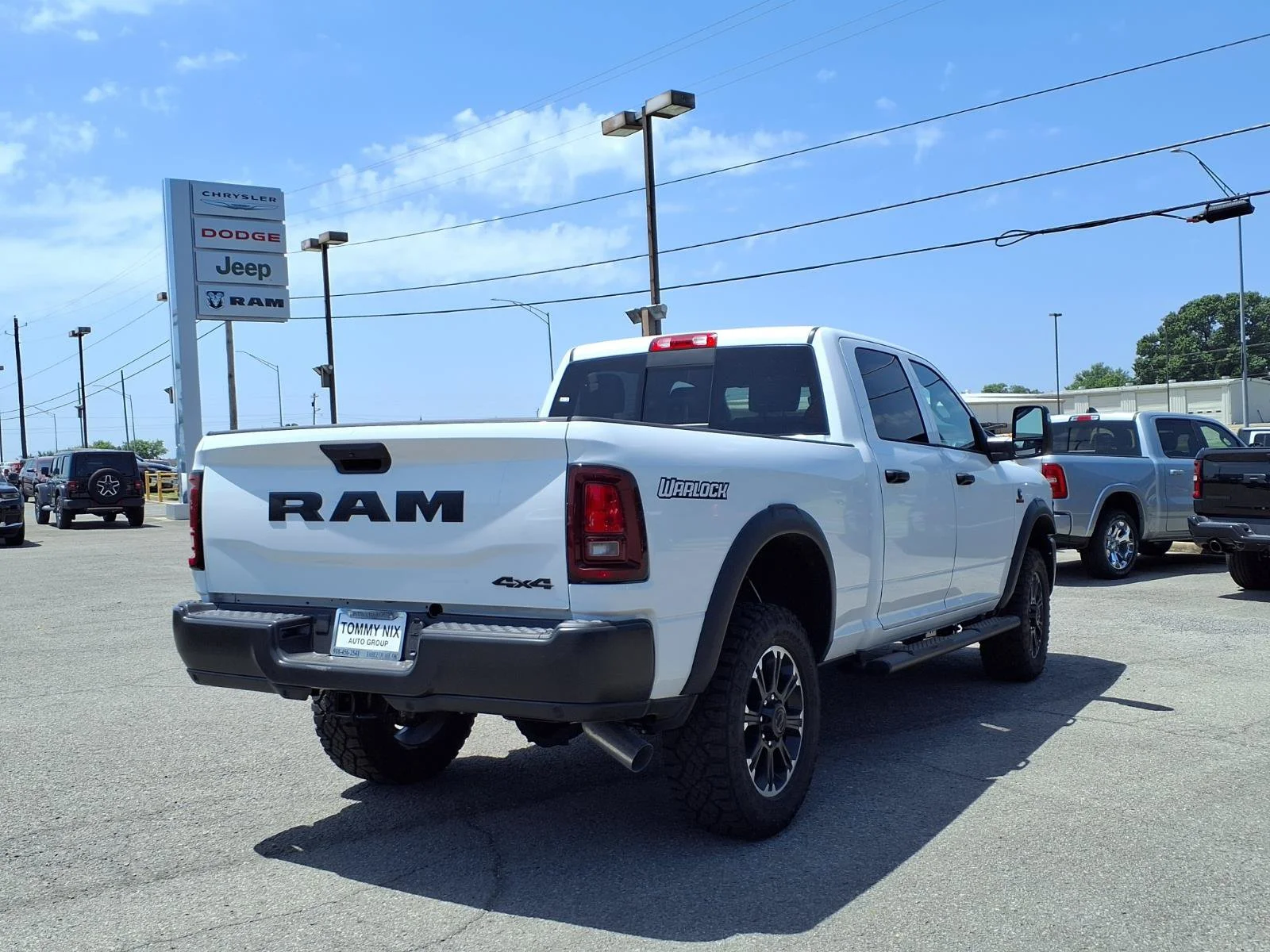 New 2026 Bright White Clear-Coat Exterior Paint RAM Warlock image 2