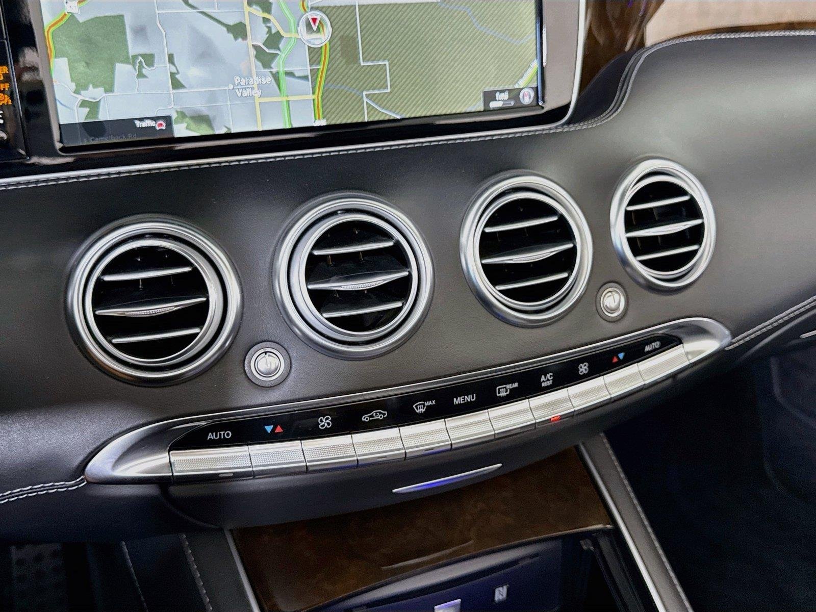 Used 2017 Obsidian Black Metallic Mercedes-Benz AMG® S 63 Conv | $187k MSRP | Designo Leather | Warmth & Comfort image 21