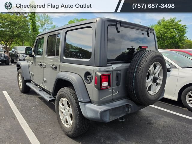 Used 2020 Sting-Gray Clearcoat Jeep Unlimited Sport S image 4