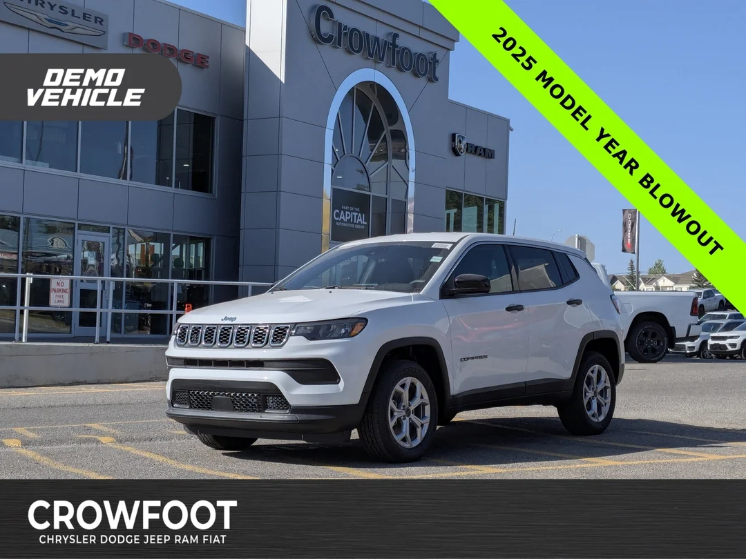 New 2025 White Jeep Sport - - 4X4 - 4.99% O.A.C - Heated Seats & More! image 1