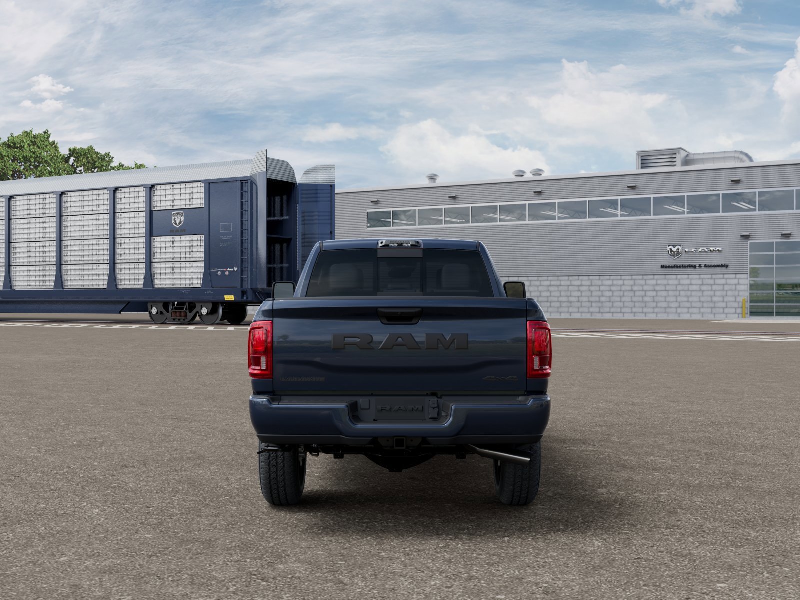 New 2026 Forged Blue Metallic Exterior Paint RAM Laramie image 7