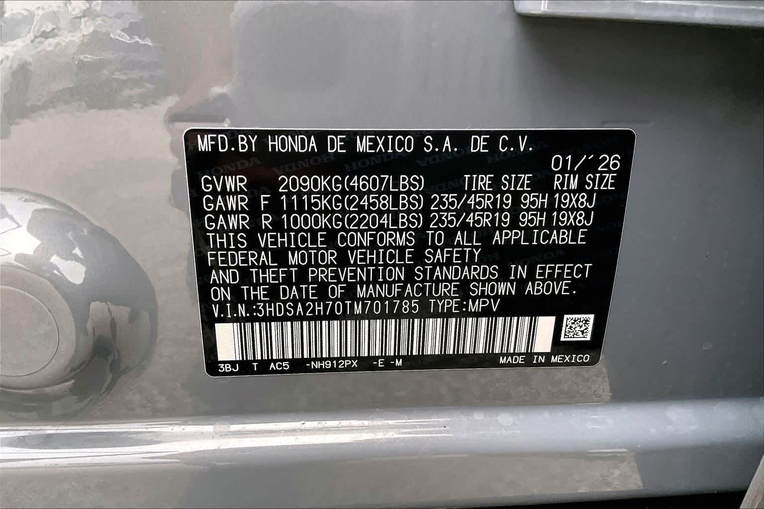 Used 2026 Urban Gray Pearl Acura w/A-Spec Advance Package image 33