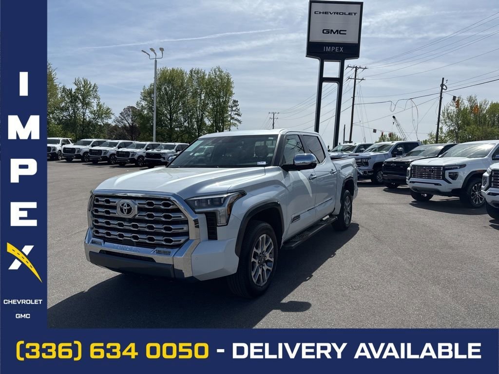 White (Wind Chill Pearl) 2026 Toyota Tundra 1794 Edition CrewMax Cab 4WD Pickup Truck Four-Wheel Drive