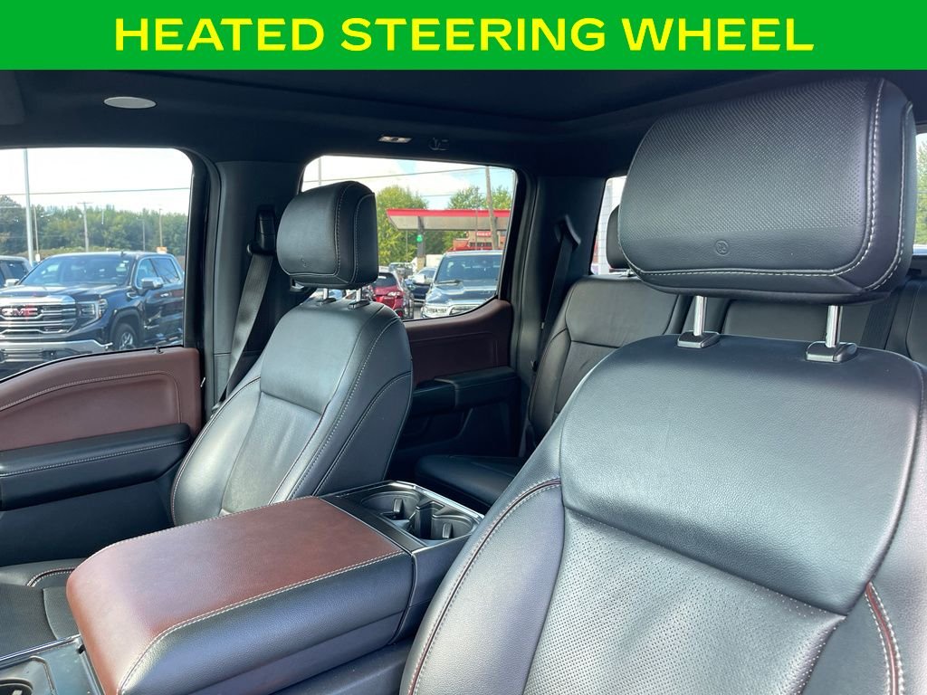 Used 2021 Agate Black Metallic Ford Lariat image 17