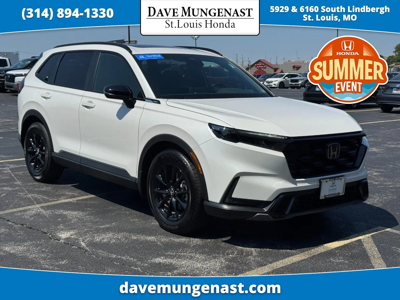 Certified Used 2026 Platinum White Pearl Honda Sport-L image 1