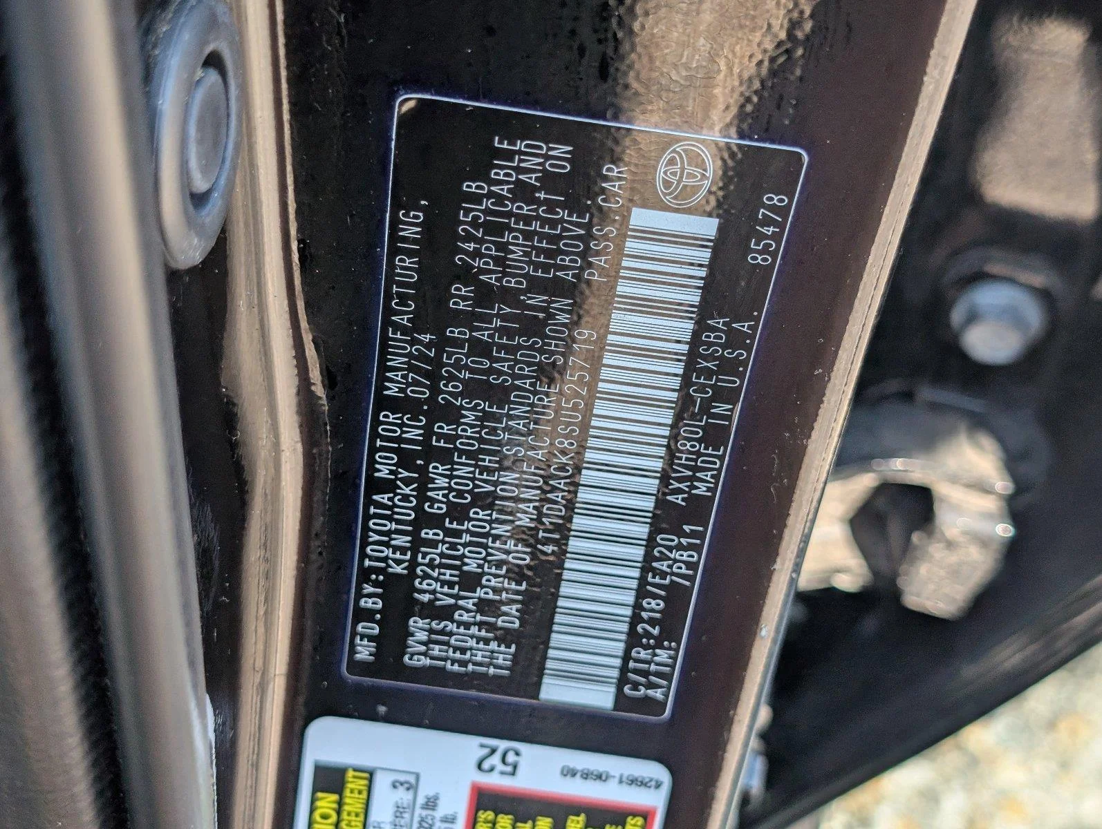 Used 2025 Midnight Black Metallic Toyota SE image 15
