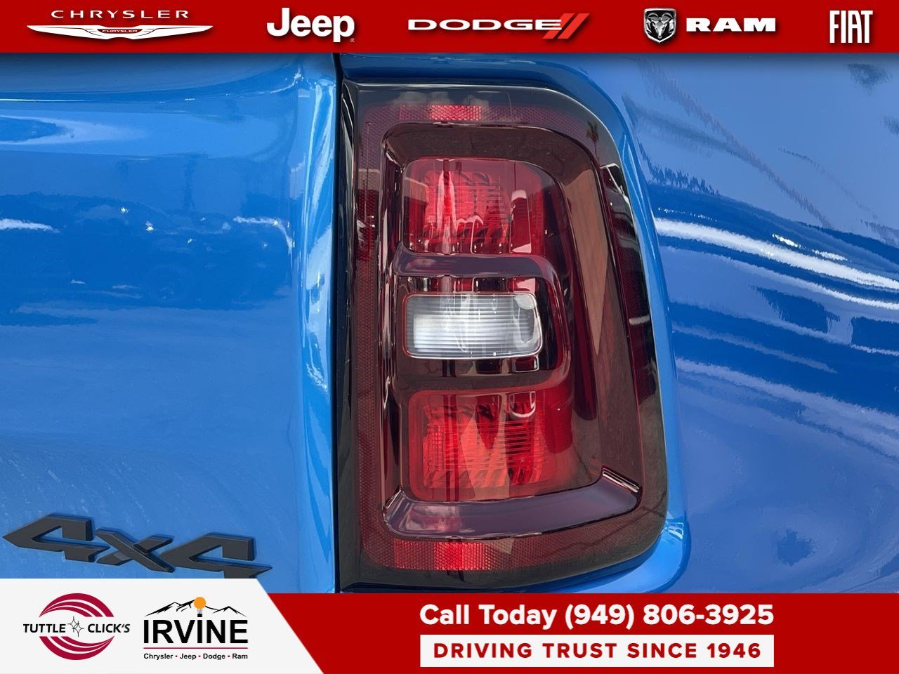 New 2026 Hydro Blue Pearlcoat RAM Big Horn image 9
