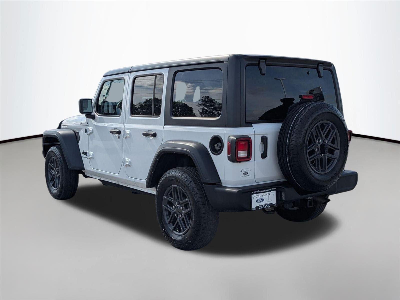Used 2024 Bright White Clearcoat Jeep Sport S image 7