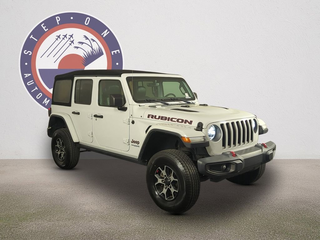 Used 2019 White Jeep Unlimited Rubicon image 2
