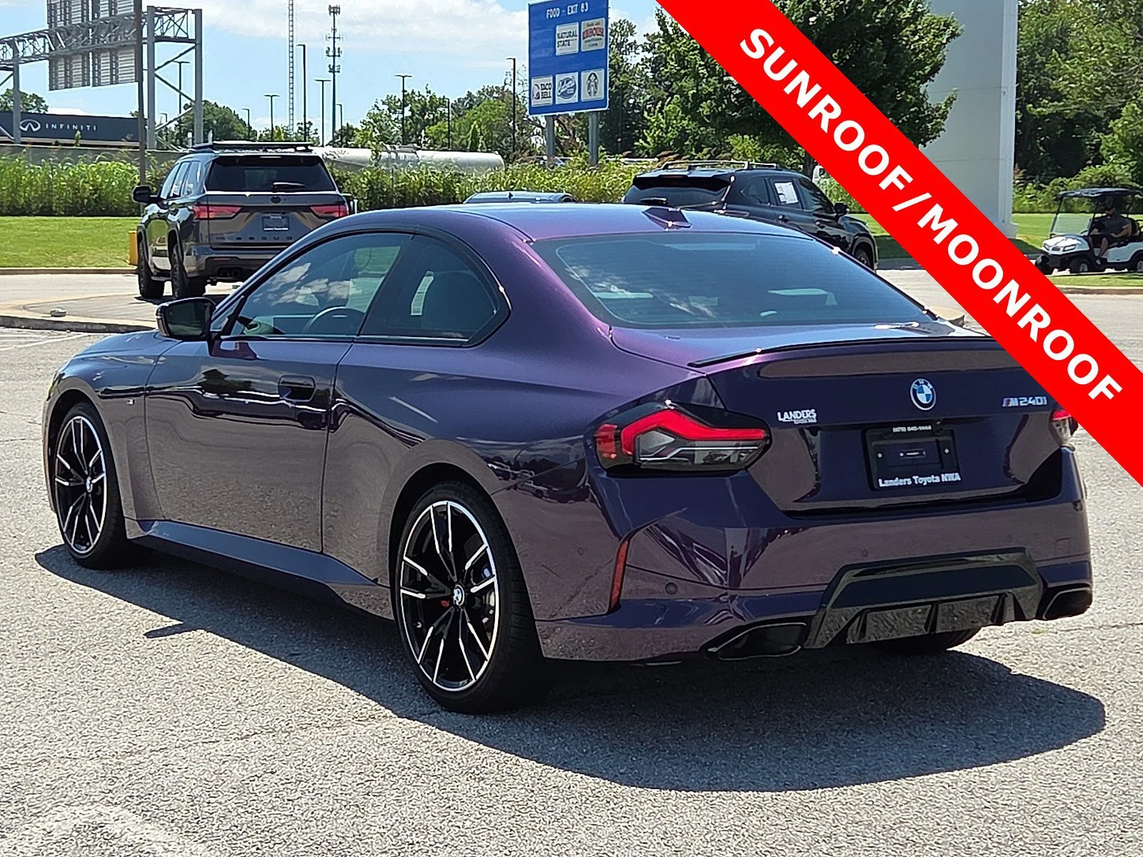 Used 2025 Thundernight Metallic BMW M240i image 4