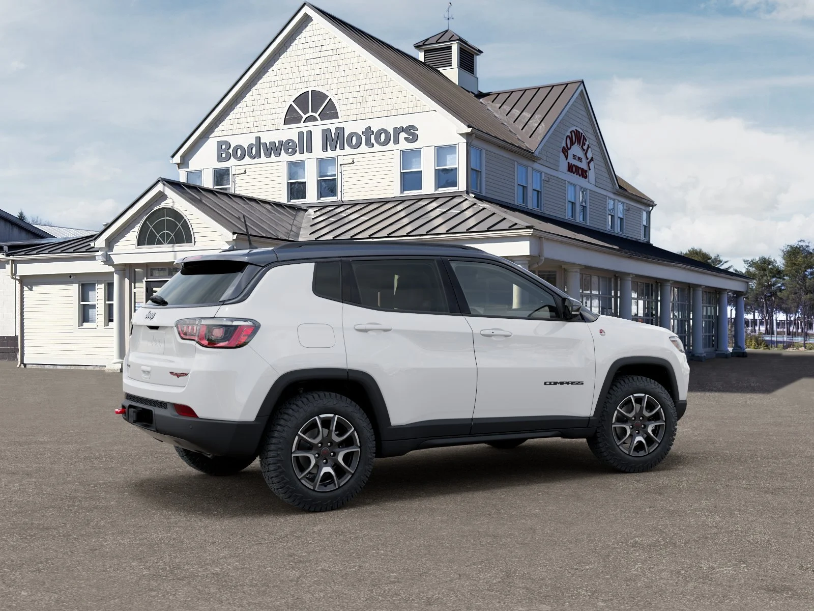 New 2026 Bright White Clear-Coat Exterior Paint Jeep Trailhawk 4x4 image 30
