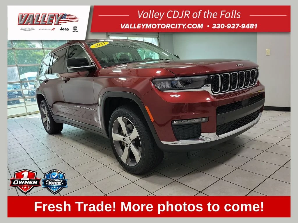 Used 2021 Red Jeep Limited image 1