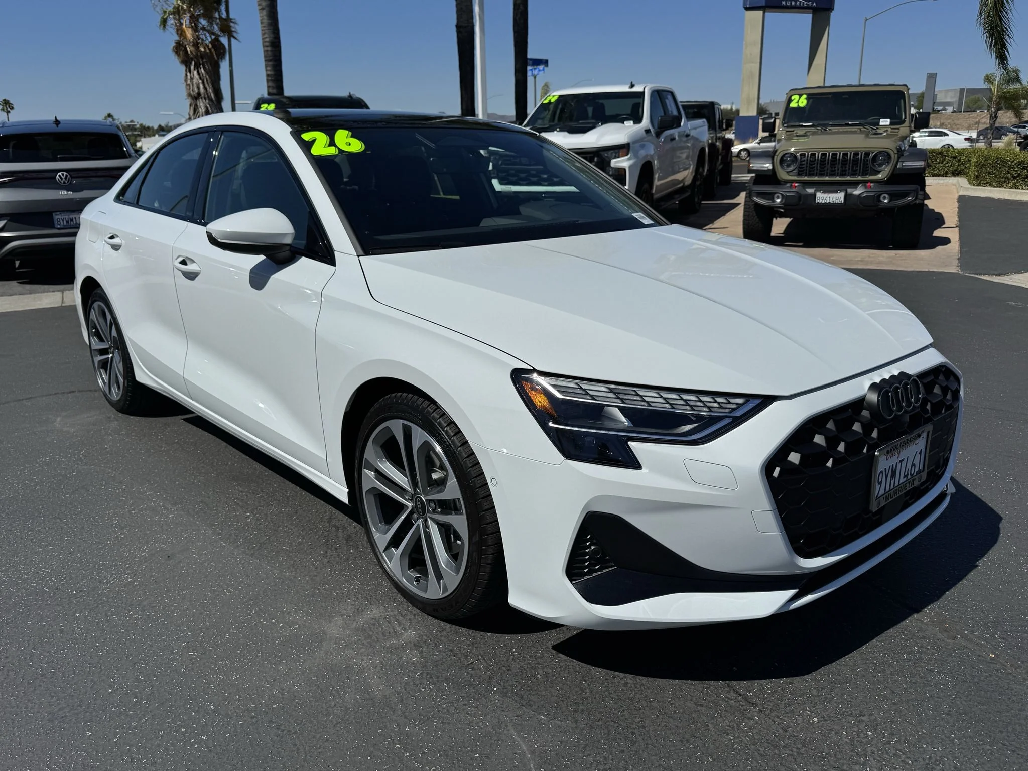 Used 2026 Glacier White Metallic Audi Premium Plus image 1