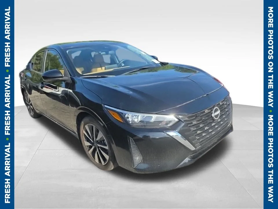Certified Used 2025 Black Nissan SV image 1