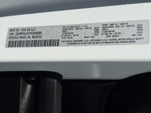 Used 2023 Bright White Clearcoat Ram  image 26