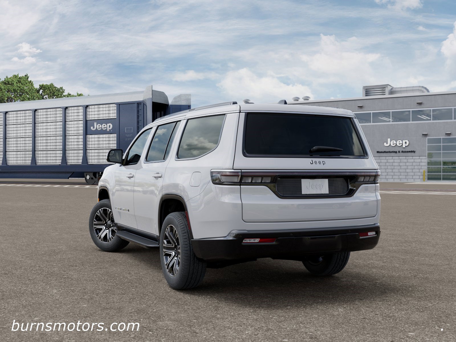 New 2026 Bright White Clear-Coat Exterior Paint Jeep 4x2 image 3
